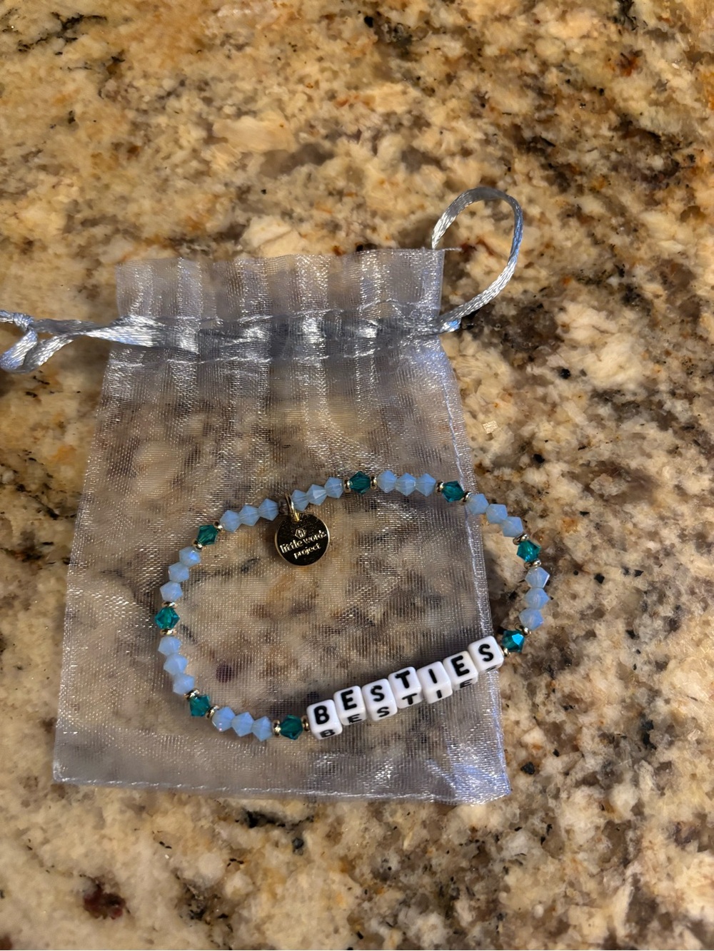 Little words project BESTIES bracelet.  It’s small I believe a kids size ~NEW